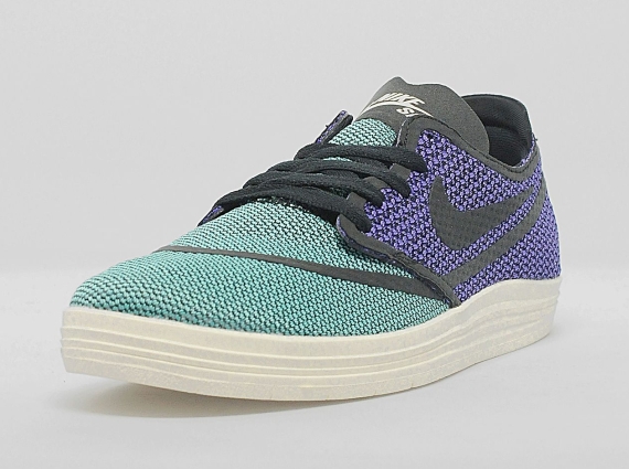 Nike Sb Lunar One Shot Rr Crystal Mint Hyper Grape 03