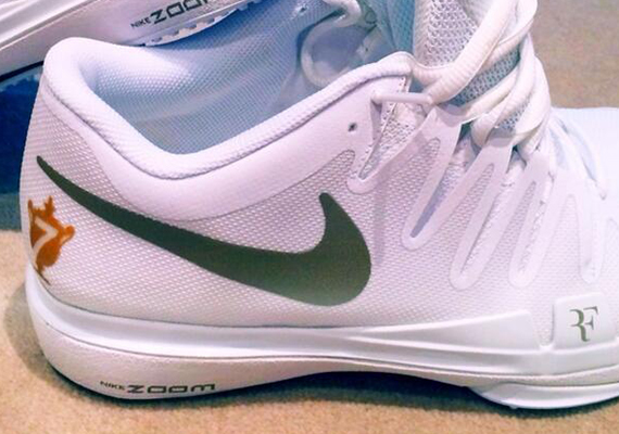 Roger Federer's Nike Zoom Vapor Tour 9.5 for Wimbledon