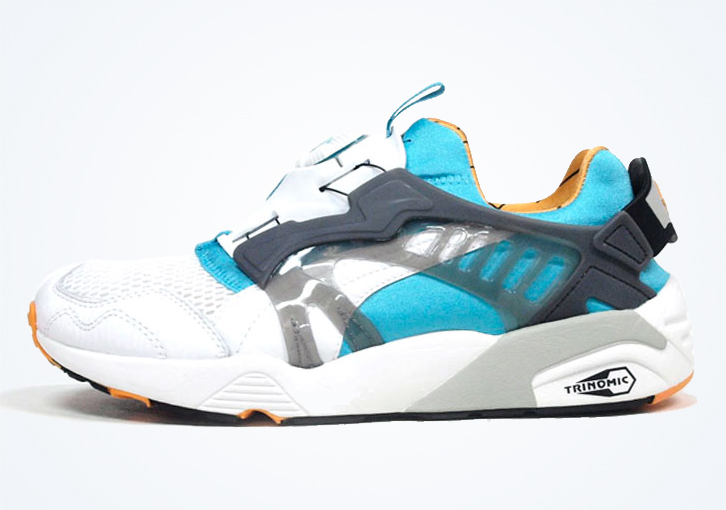 Puma Disc Blaze OG - White - Orange - Teal