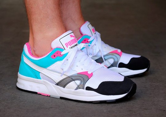 Puma Trinomic XT1 Plus – White – Black – Scuba Blue – Pink