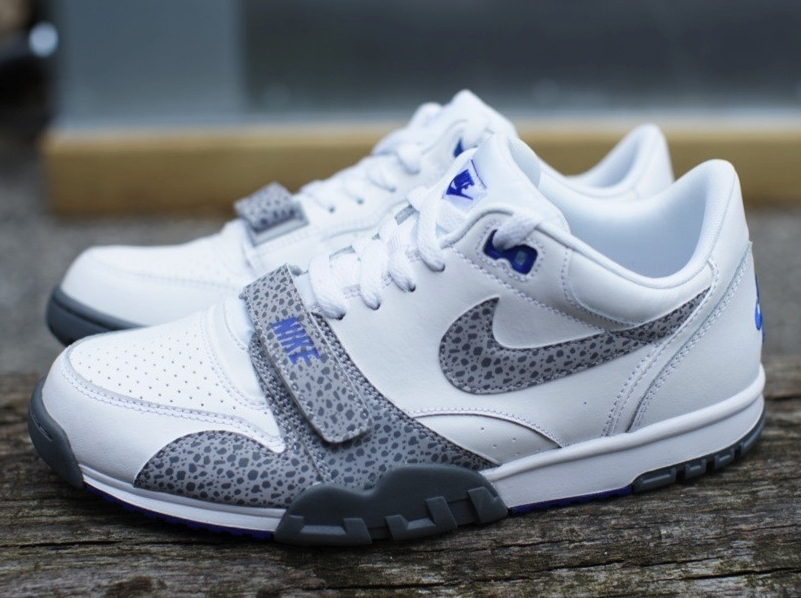 Nike Air Trainer 1 Low - White - Wolf Grey - Game Royal