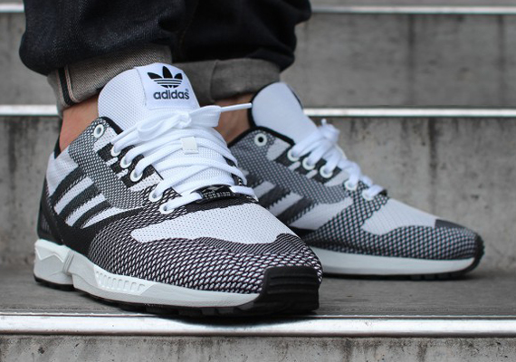 Adidas Zx Flux Weave Black White Grey