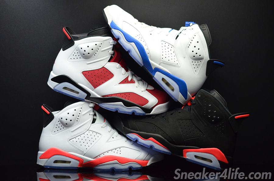 Air Jordan 6 Original Colorways 2014 1