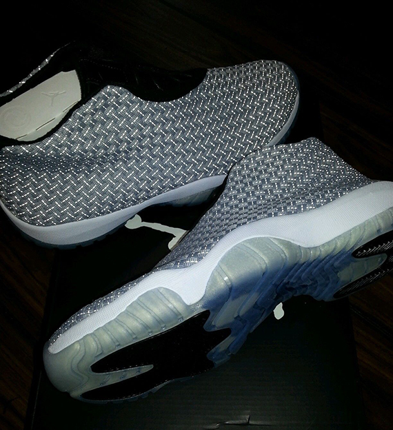 Air Jordan Future Premium Metallic Silver Black 3