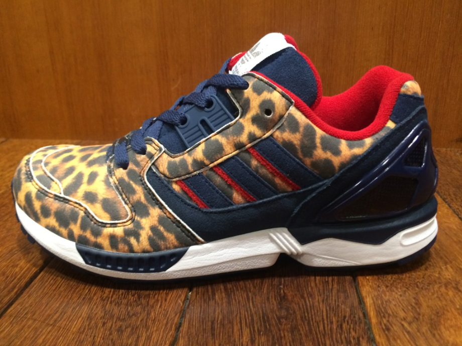 Cheetah Print Adidas Red Blue 01