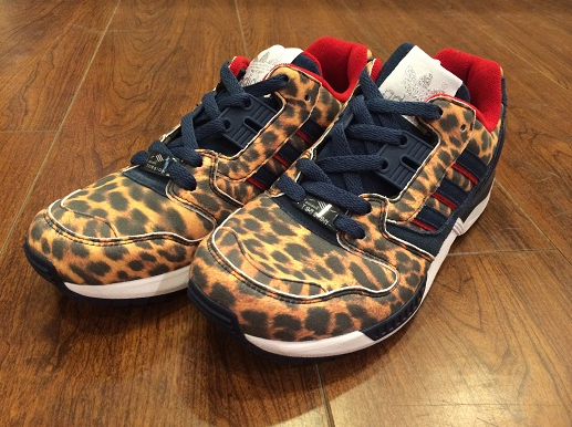 Cheetah Print Adidas Red Blue 05