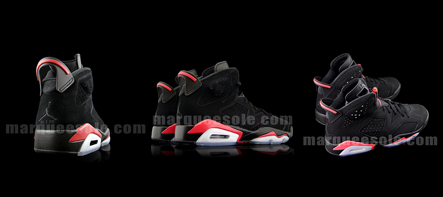 Jordan 6 Infrared Comparisons 3