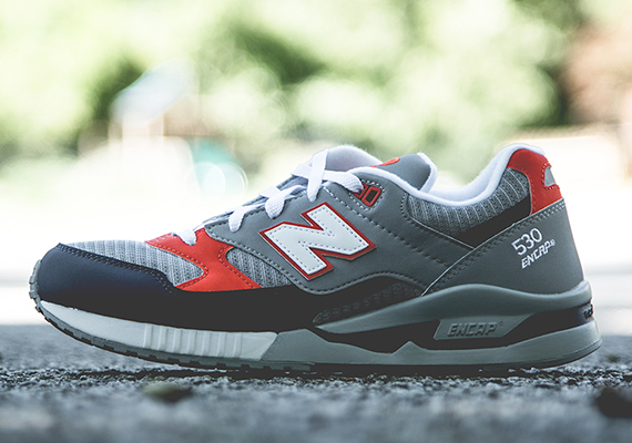 New Balance 530 - Grey - Navy - Orange