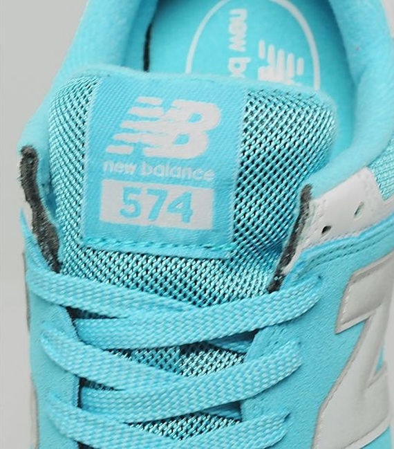 New Balance 574 Turquoise Silver White 02