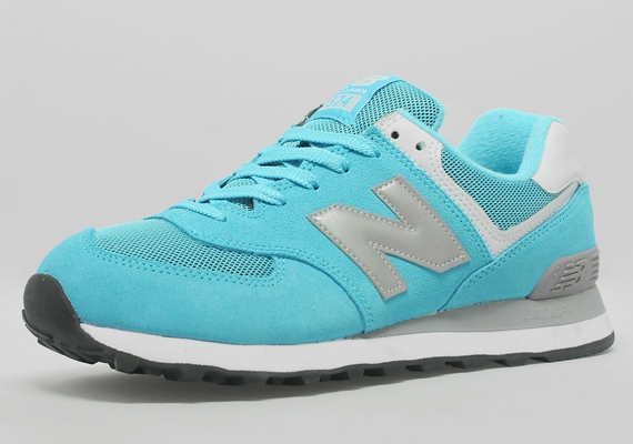 New Balance 574 - Turquoise - Silver