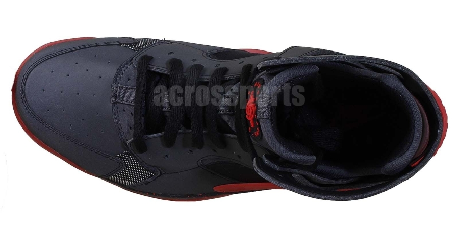 Nike Air Flight Huarache Prm Qs Black Anthracite Challenge Red 02