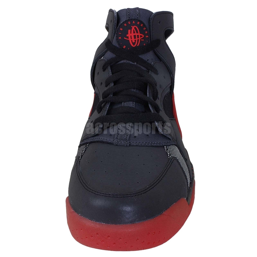 Nike Air Flight Huarache Prm Qs Black Anthracite Challenge Red 03