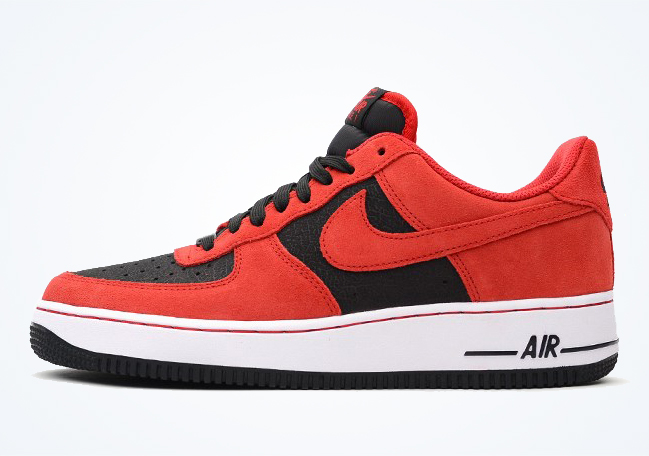 Nike Air Force 1 Low – Black – University Red