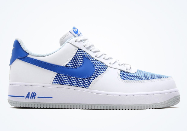 Nike Air Force 1 Low - White - Hyper Cobalt - Pure Platinum