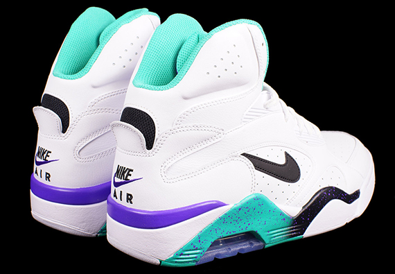 Nike Air Force 180 Mid White Black Atomic Teal 3