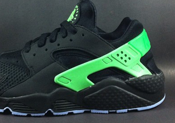 Nike Air Huarache Black Green