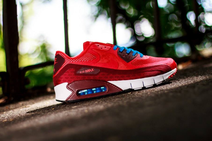 Nike Air Max 90 Breathe Team Red White Blue 02