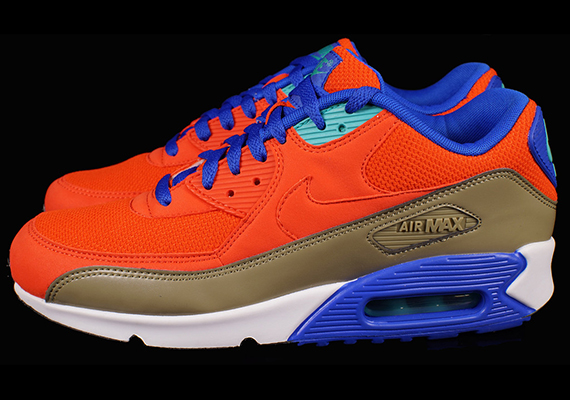 Nike Air Max 90 Essential - Team Orange - Cobalt