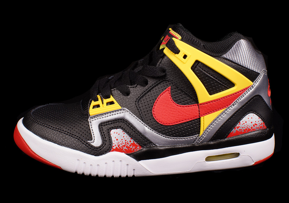 Nike Air Tech Challenge II GS - Black - University Red - Vibrant Yellow - Grey