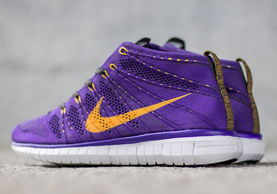 Nike Free Flyknit Chukka - Hyper Grape - Atomic Mango - Midnight Fog