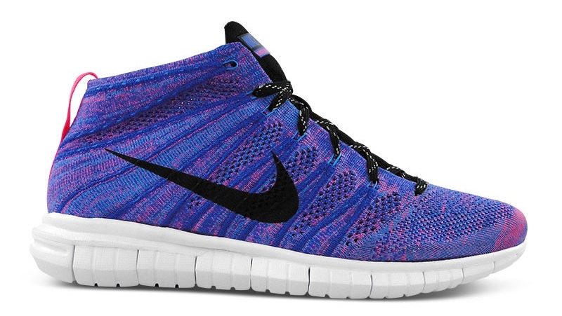 Nike Free Flyknit Chukka Hyper Pink Black Game Royal Photo Blue 02