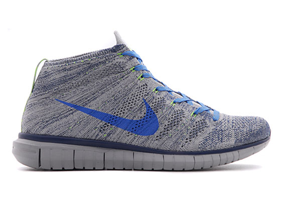 Nike Free Flyknit Chukka Wolf Grey Photo Blue Electric Green 02