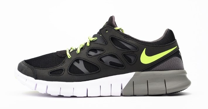Nike Free Run 2 Black Medium Ash Volt 05