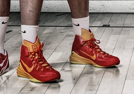 Pau Gasol’s Nike Hyperdunk 2014 “Spain” PE for 2014 FIBA