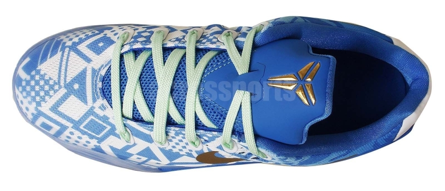 Nike Kobe 9 Em Gs Blue Gold White 02