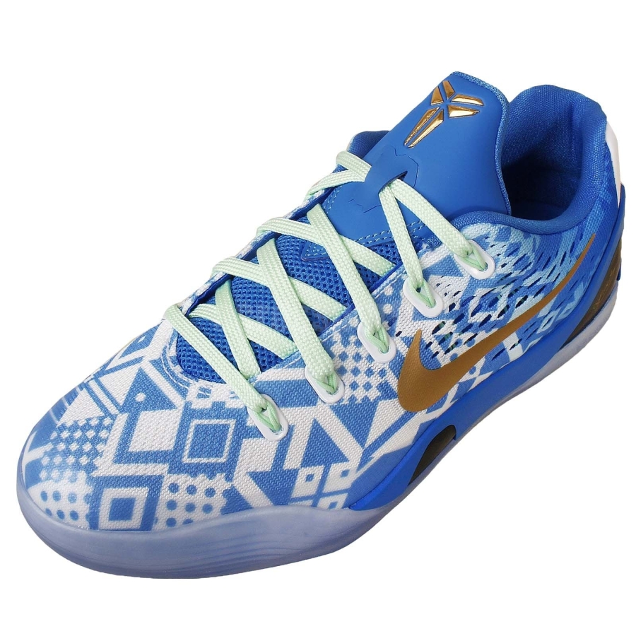 Nike Kobe 9 Em Gs Blue Gold White 07