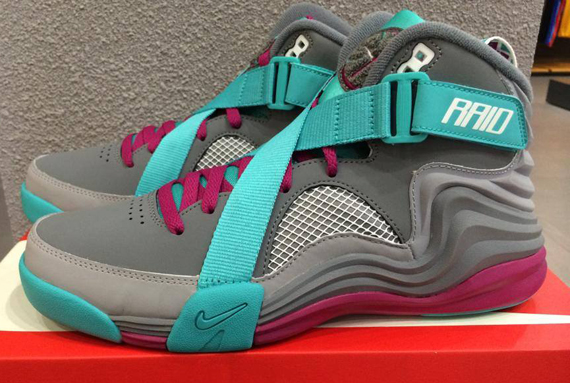 Nike Lunar Raid Grey Aqua Fuschia 1