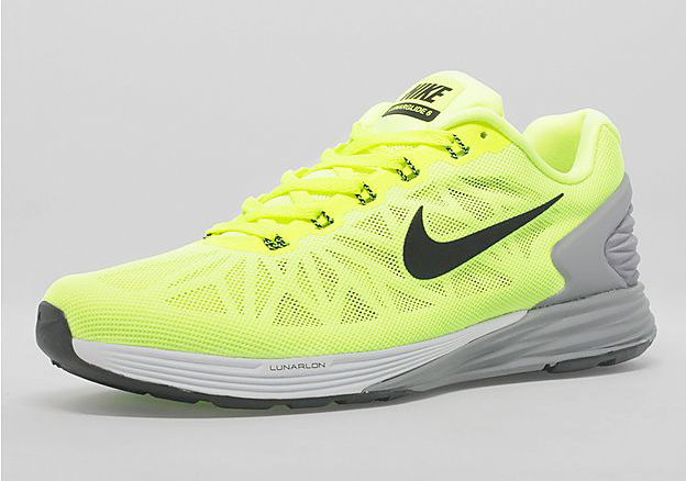 Nike LunarGlide 6 - Volt - Black - Pure Platinum