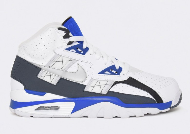 Nike Air Trainer SC High – White – Blue – Grey