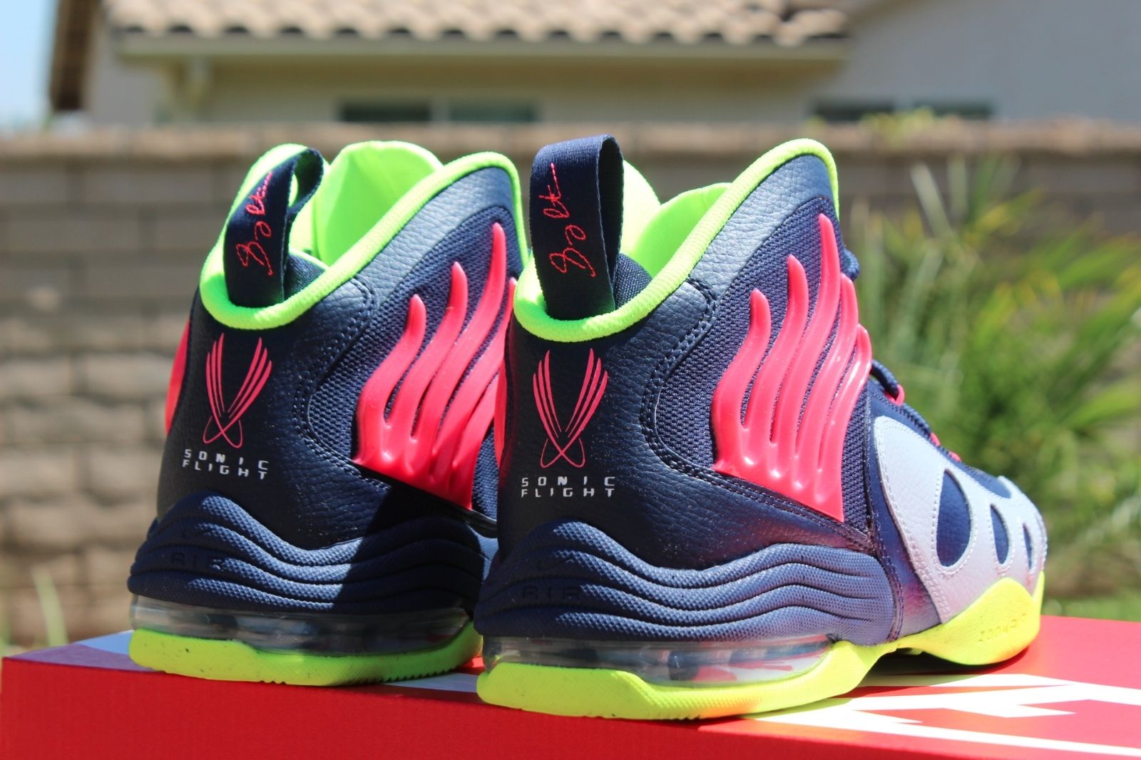 Nike Sonic Flight Navy Grey Volt Hyper Punch 06