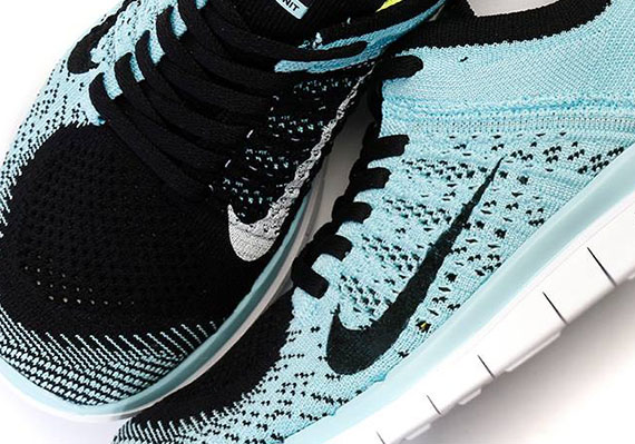 Nike Wmns 4 0 Flyknit Powder Blue Black 06