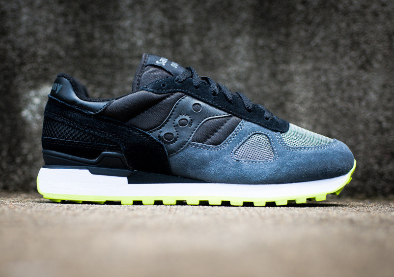 Saucony Shadow Original Black Grey Green 02