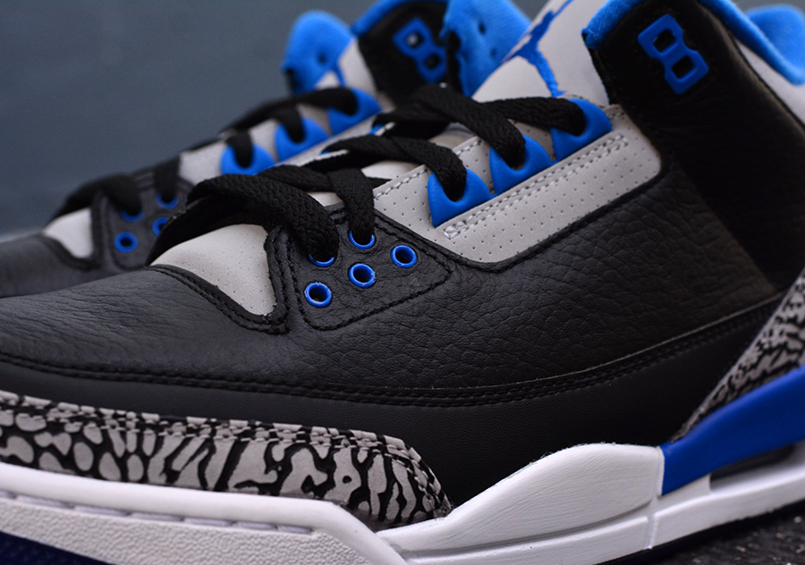 Sport Blue Jordan 3 Retro Release 11