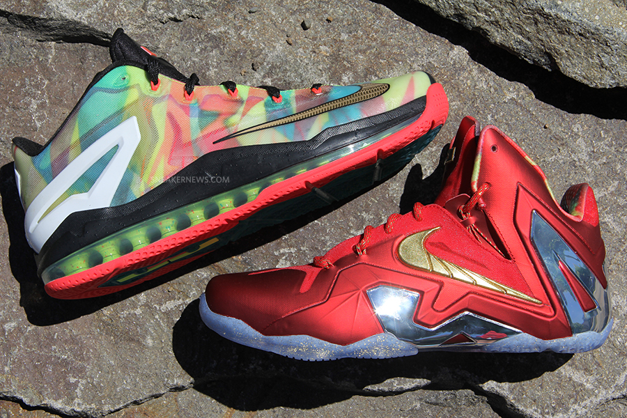 Unreleased Lebron 11 Championship Pack 12