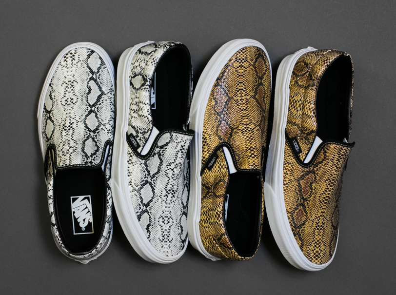 Vans Classics Slip-On "Leather Snakeskin" - Available