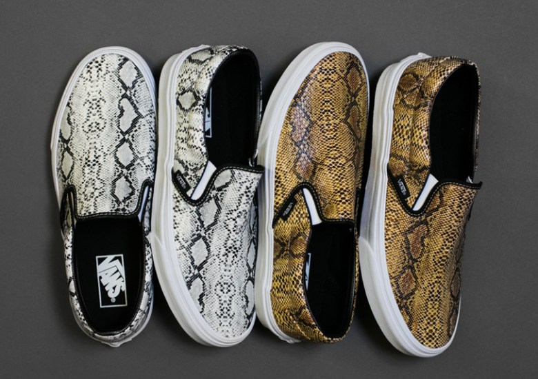 Vans Classics Slip-On “Leather Snakeskin” – Available