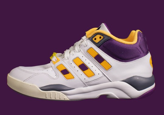 adidas Torsion Court Strategy – Yellow – Purple