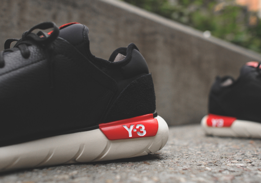 Adidas Y3 Qasa Shell Black Red 6