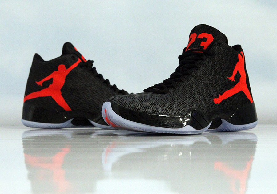 Air Jordan 29 Black Team Orange Dark Grey 6