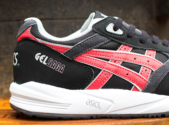 Asics Gel Saga Black Burgundy 04