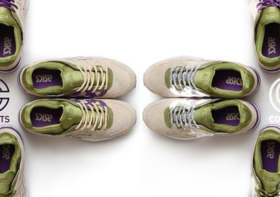 Concepts Asics Gel Lyte V Tan Purple Green