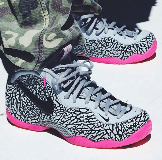 Foamposite Elephant Print On Feet