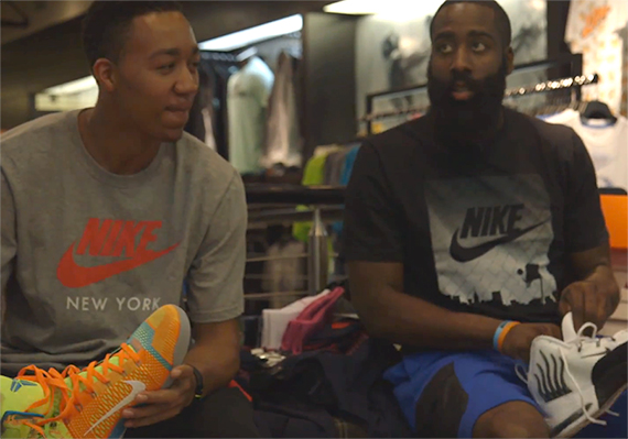 James Harden Surprises Foot Locker Shoppers with a "Fresh Start"