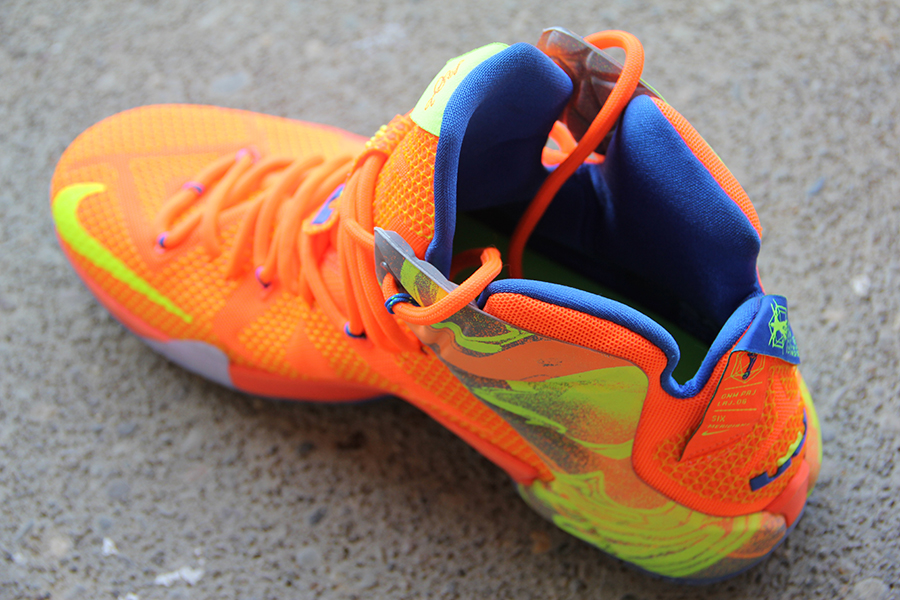 Lebron 12 Orange Volt 8