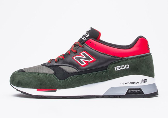 New Balance 1500 - Olive - Red - Black