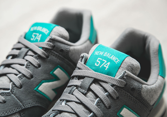 New Balance 574 "Pennant" - Grey - Teal